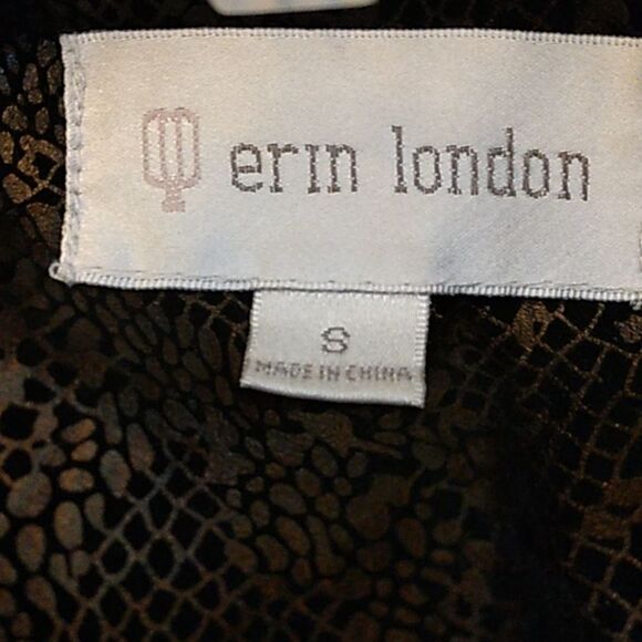 Erin London Vest Small Faux Snakeskin Python NWOT - Picture 14 of 16